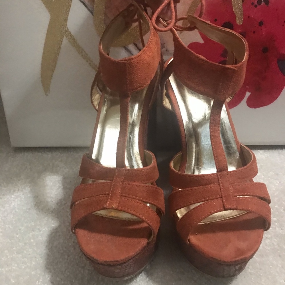 Burnt Orange Wedges